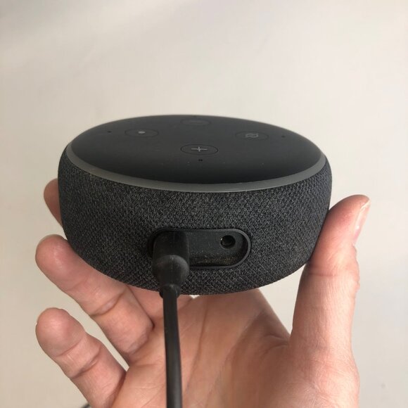 Amazon Echo Dot 3rd Gen Smart Speaker with Alexa Charcoal Gray D9N29T w/Charger - Picture 8 of 15